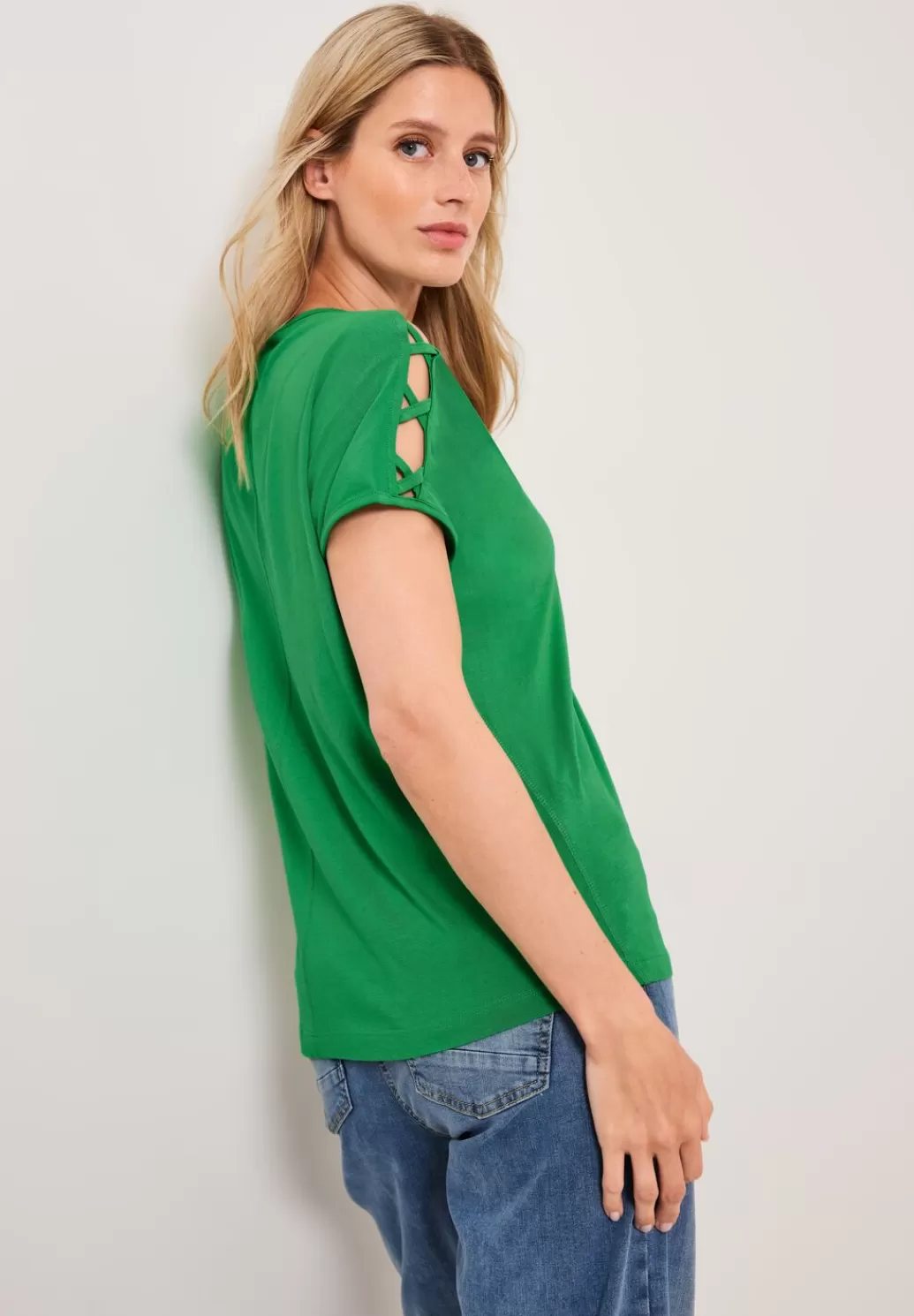 Street One T-Shirt Mit Schulterdetail^Damen Shirts