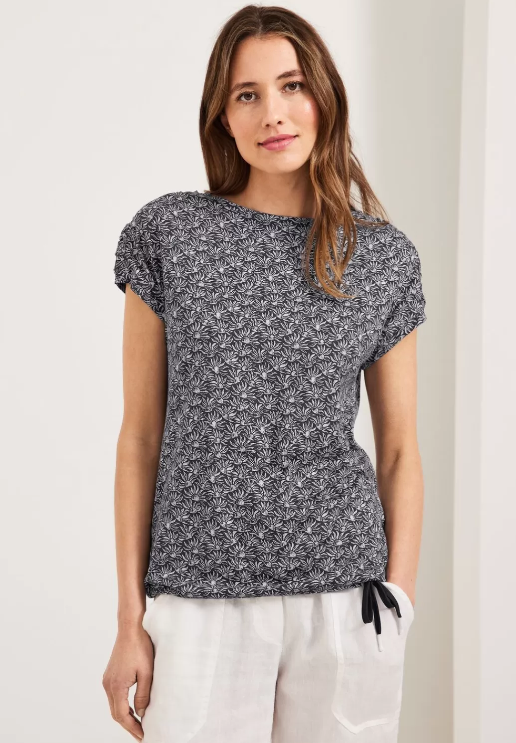 Street One T-Shirt Mit Smock Schultern^Damen Shirts