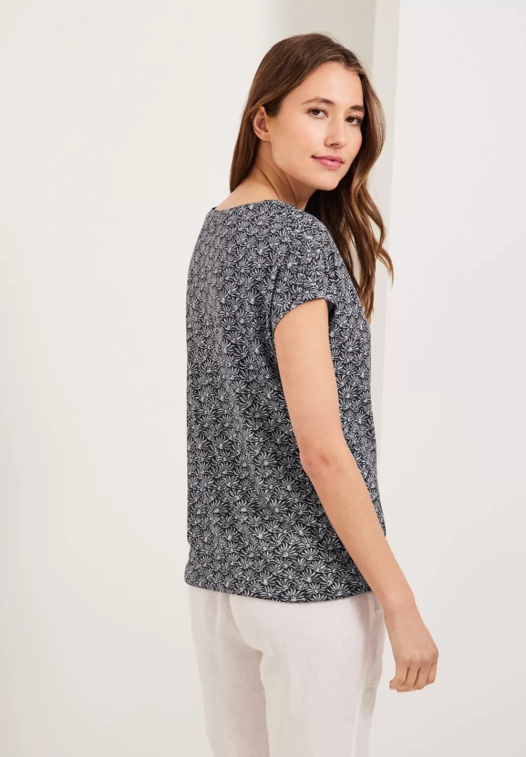 Street One T-Shirt Mit Smock Schultern^Damen Shirts