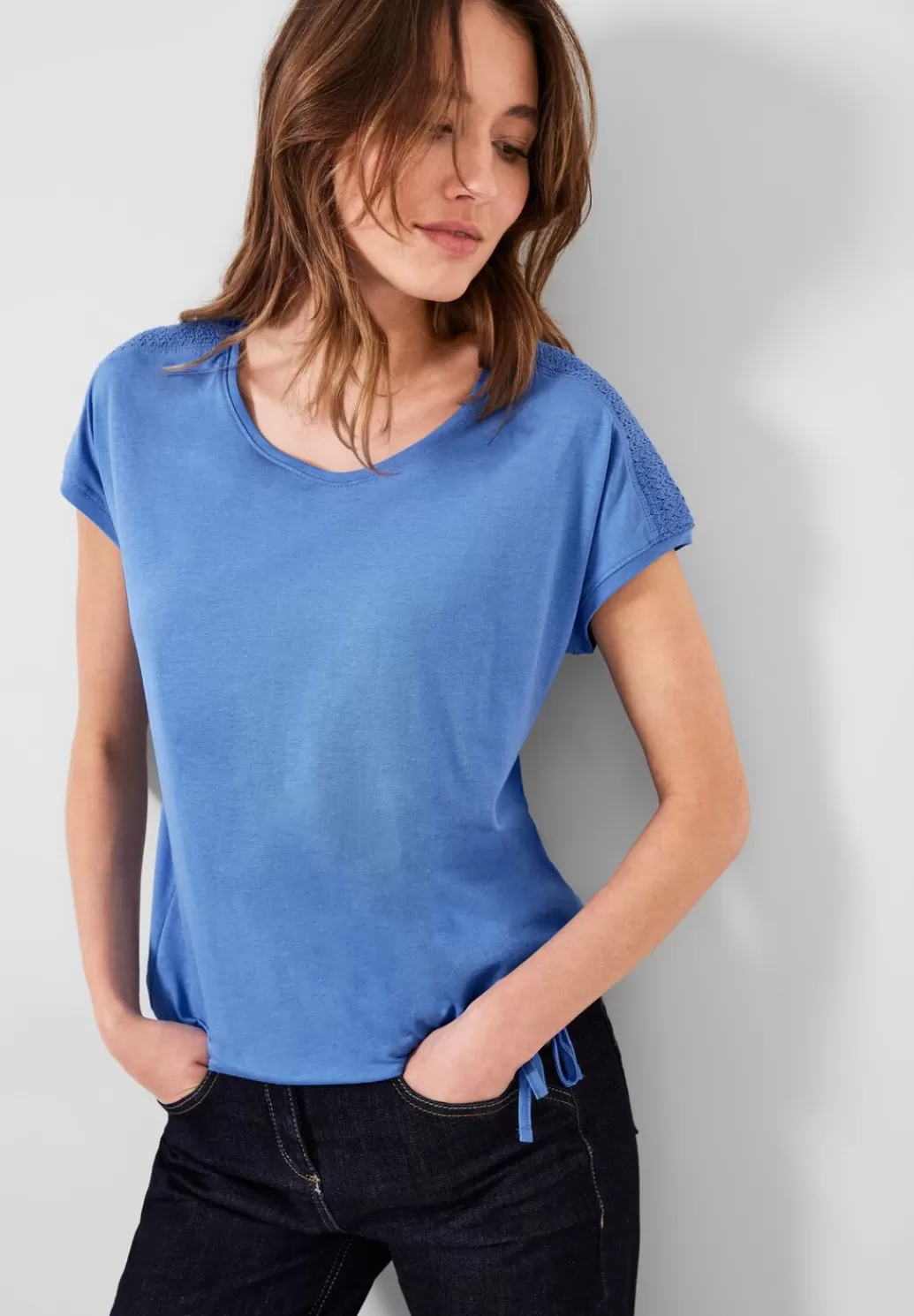 Street One T-Shirt Mit Smockdetail^Damen Shirts