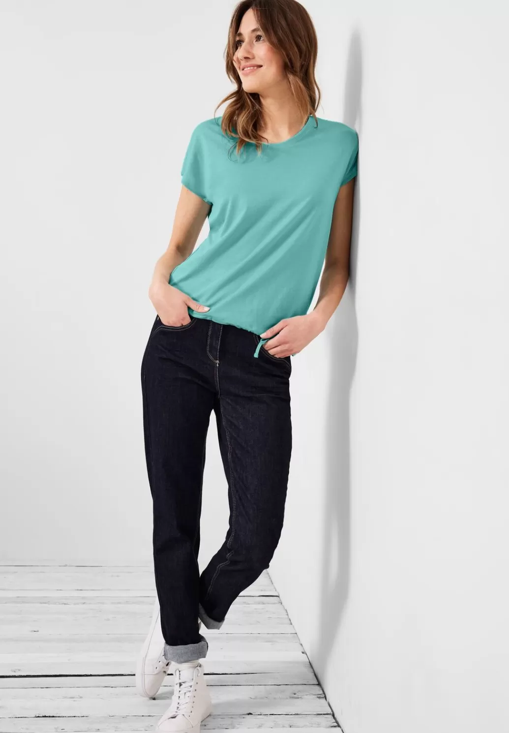 Street One T-Shirt Mit Smockdetail^Damen Shirts