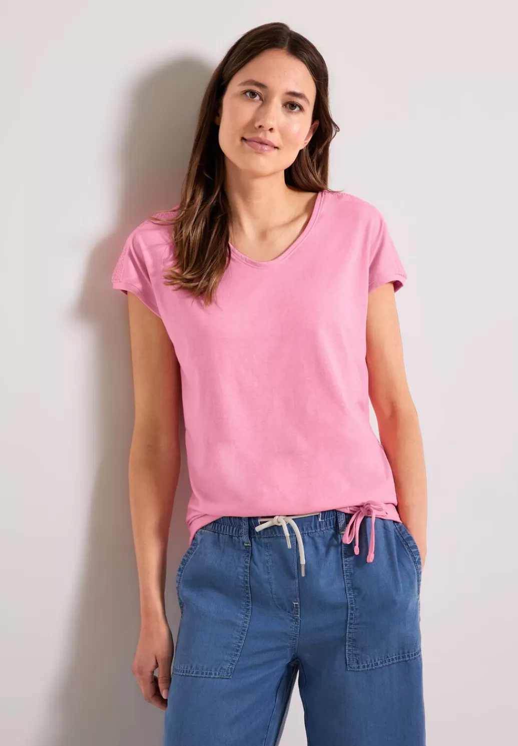 Street One T-Shirt Mit Smockdetail^Damen Shirts