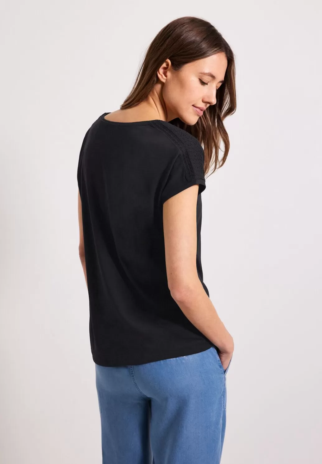 Street One T-Shirt Mit Smockdetail^Damen Shirts