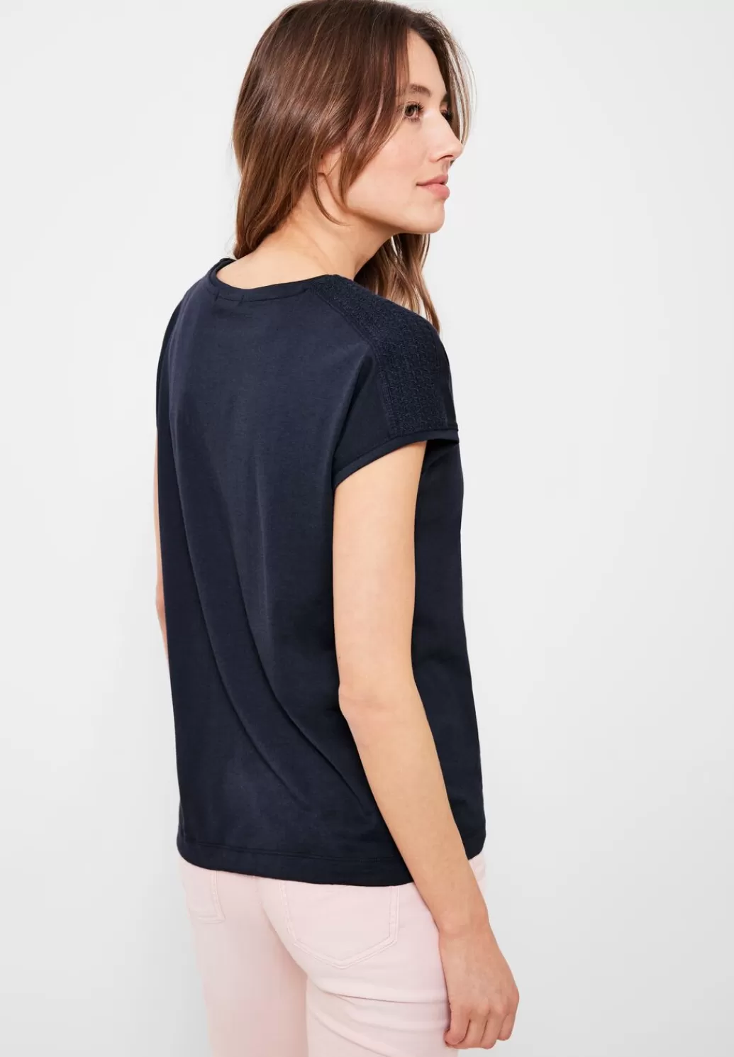 Street One T-Shirt Mit Smockdetail^Damen Shirts