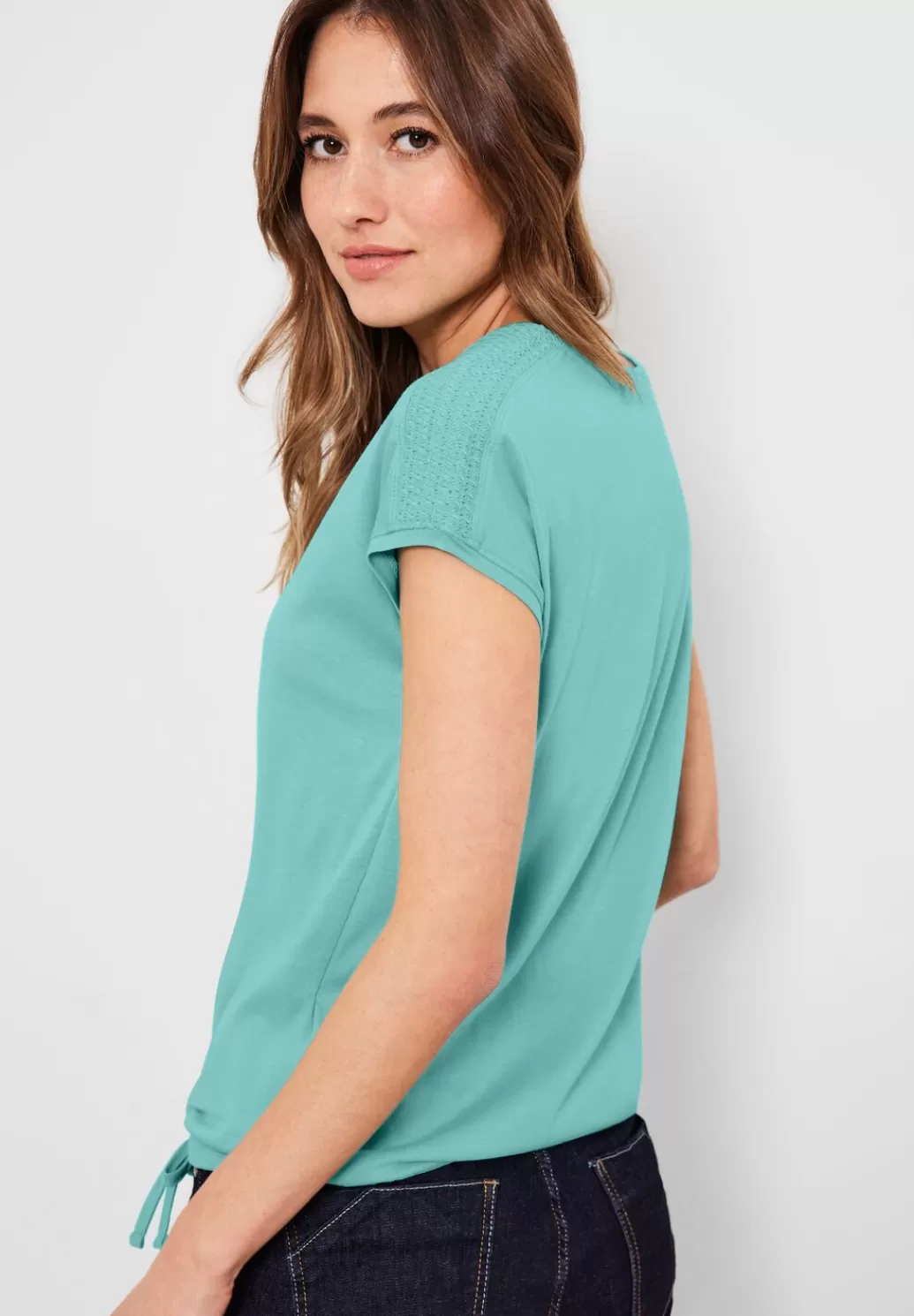 Street One T-Shirt Mit Smockdetail^Damen Shirts