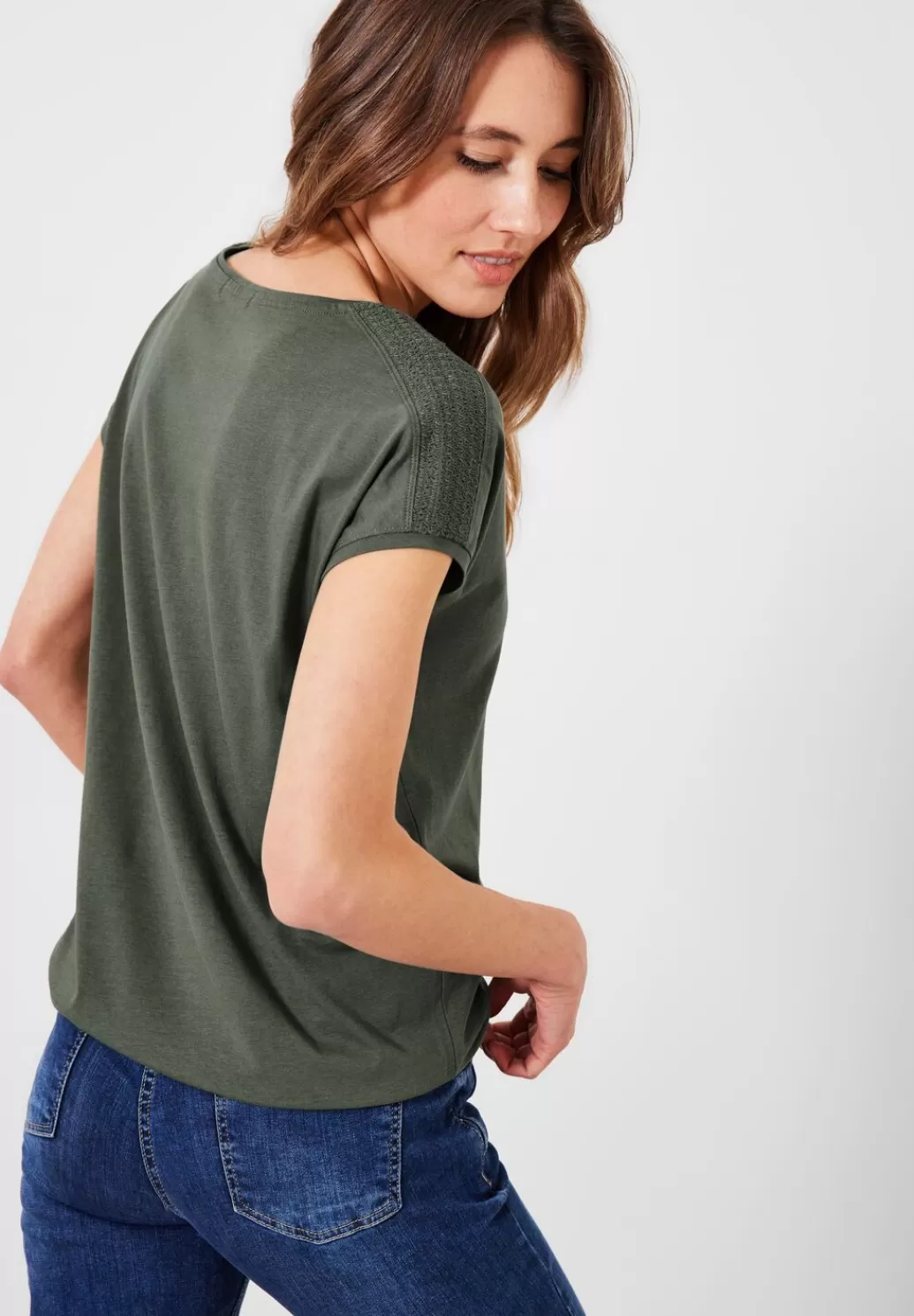 Street One T-Shirt Mit Smockdetail^Damen Shirts