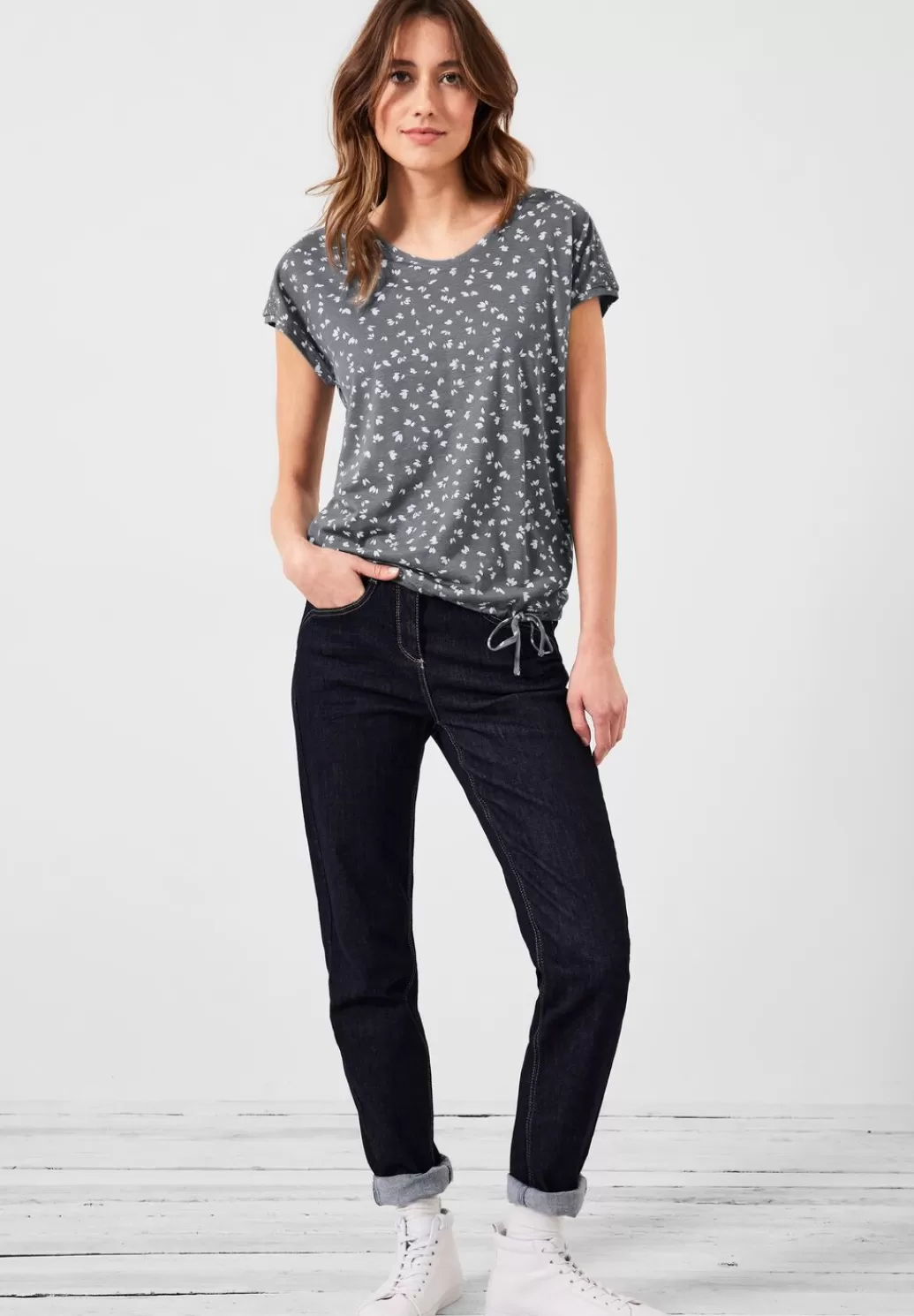 Street One T-Shirt Mit Smokdetails^Damen Shirts