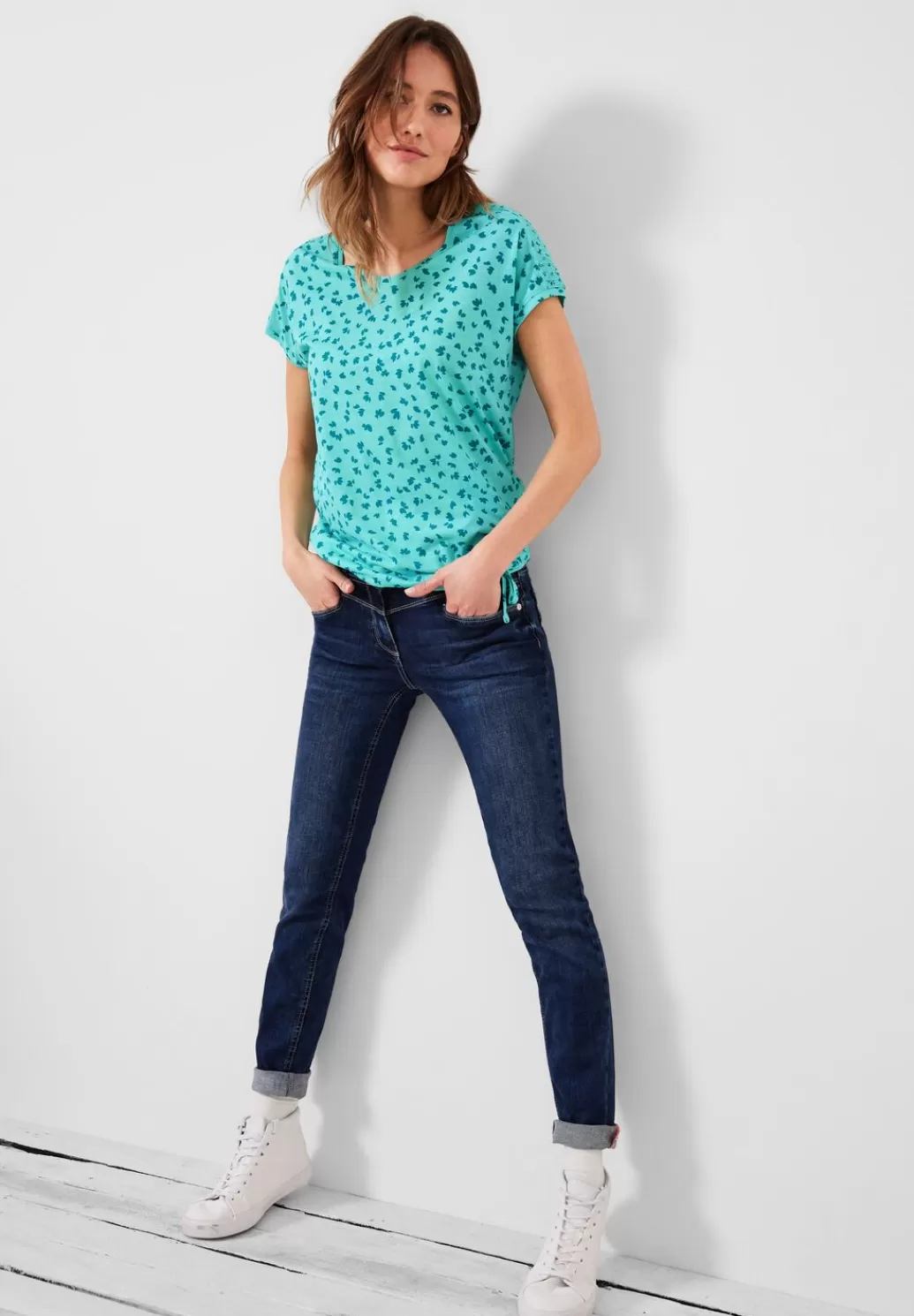 Street One T-Shirt Mit Smokdetails^Damen Shirts