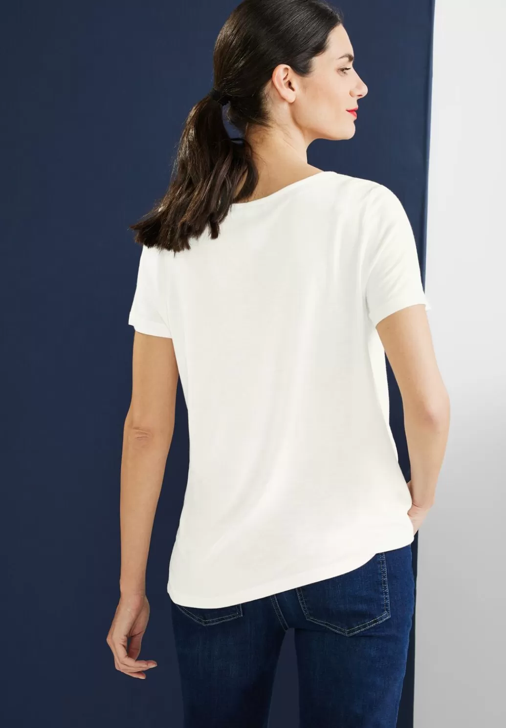 Street One T-Shirt Mit Spitzendetail^Damen Shirts