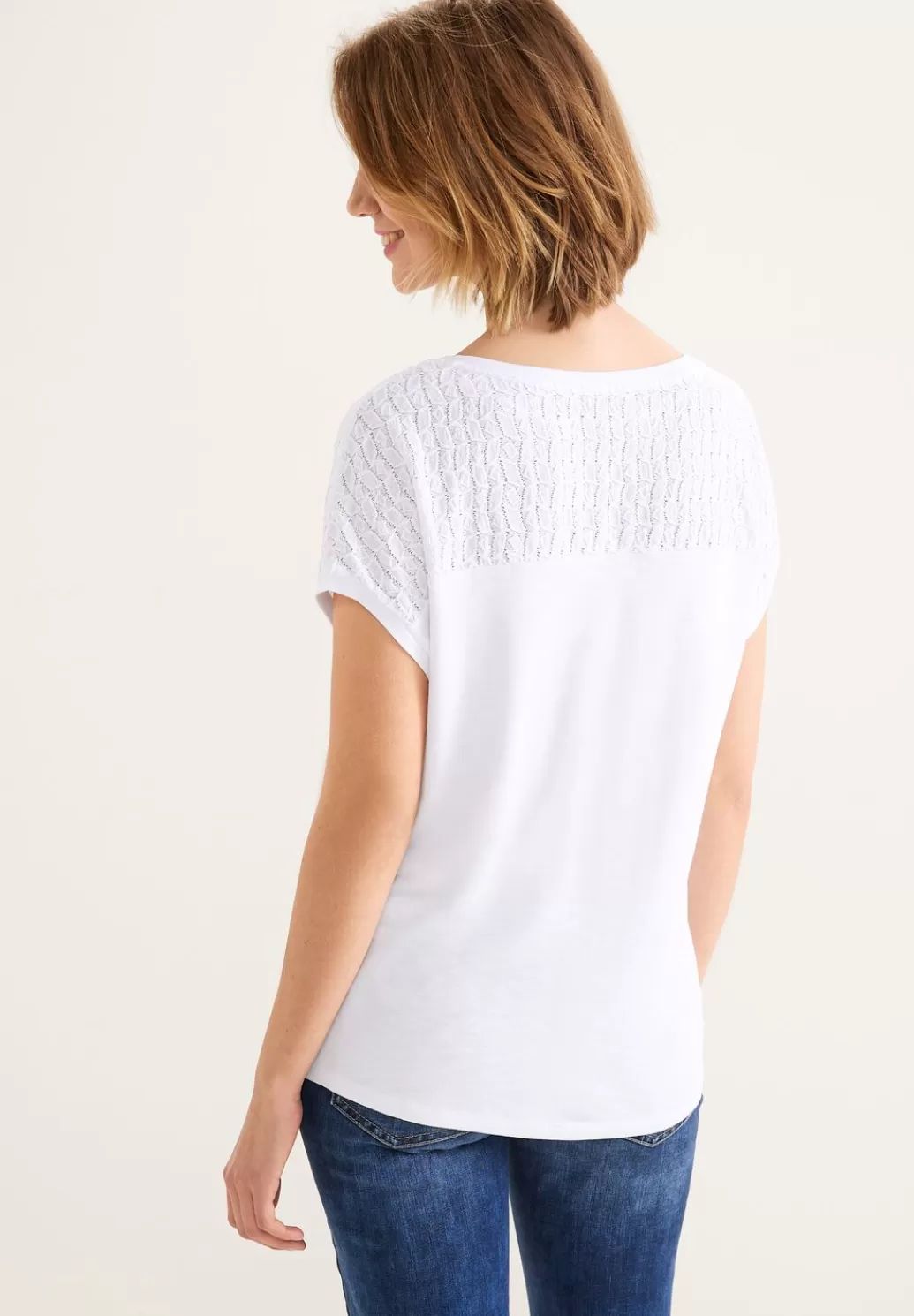 Street One T-Shirt Mit Spitzendetails^Damen Shirts