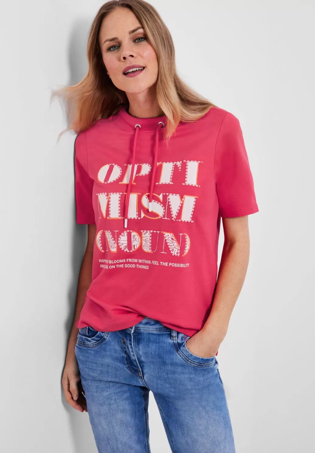 Street One T-Shirt Mit Stehkragen^Damen Shirts