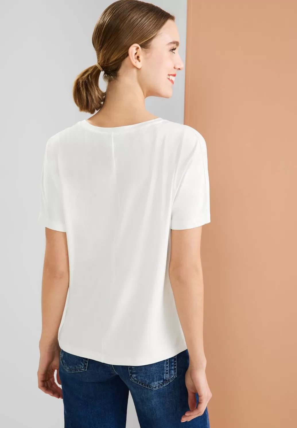 Street One T-Shirt Mit Steinchendetails^Damen Shirts