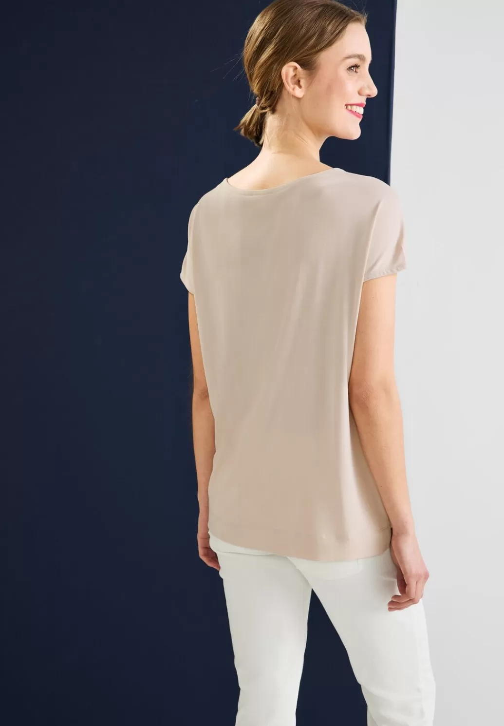 Street One T-Shirt Mit Steinchendetails^Damen Shirts