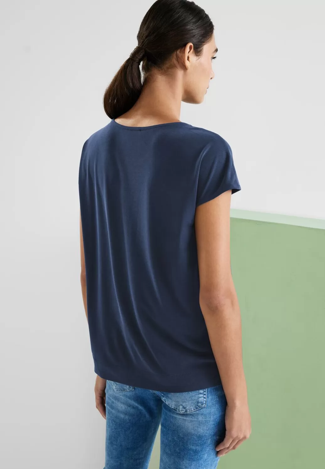 Street One T-Shirt Mit Steinchendetails^Damen Shirts