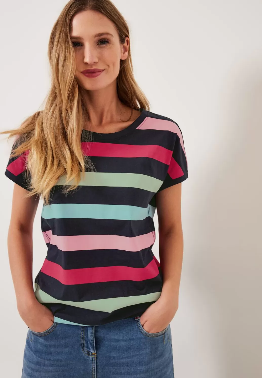 Street One T-Shirt Mit Streifenmuster^Damen Shirts