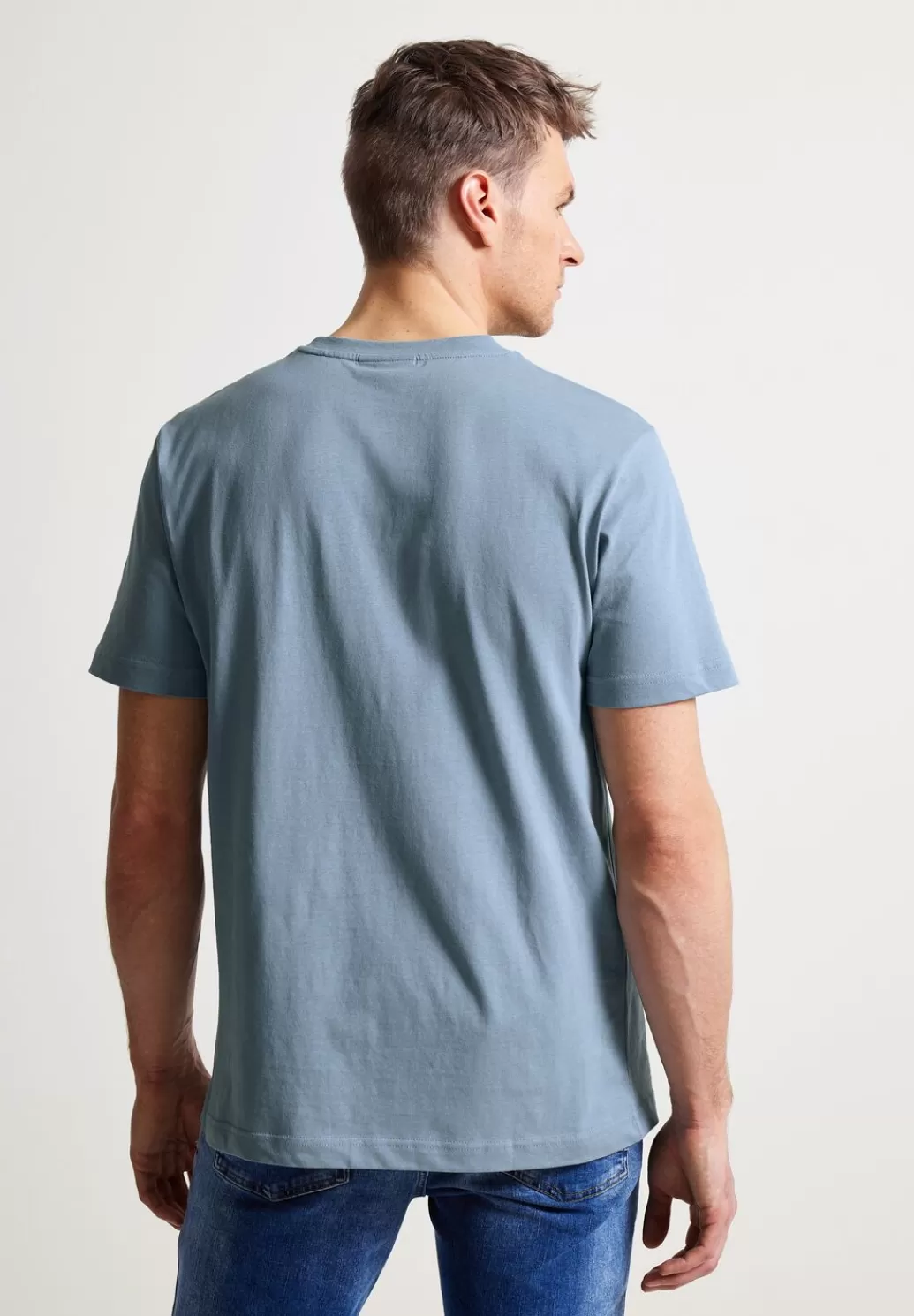 Street One T-Shirt Mit Streifenprint^Herren T-Shirts & Polos