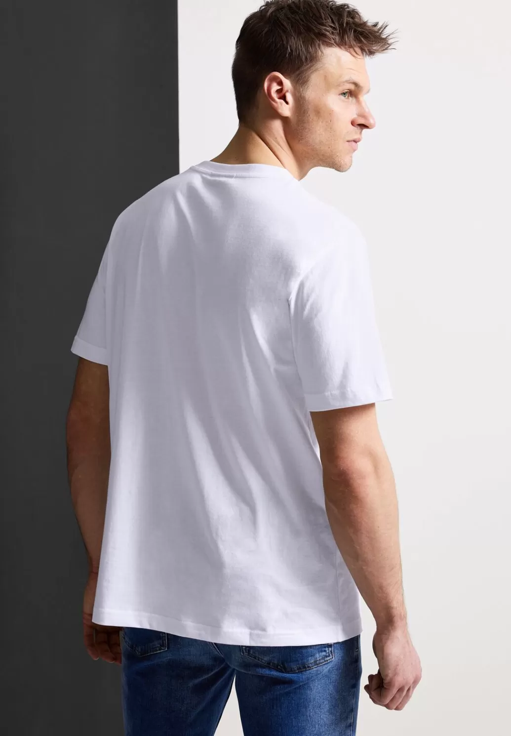 Street One T-Shirt Mit Streifenprint^Herren T-Shirts & Polos