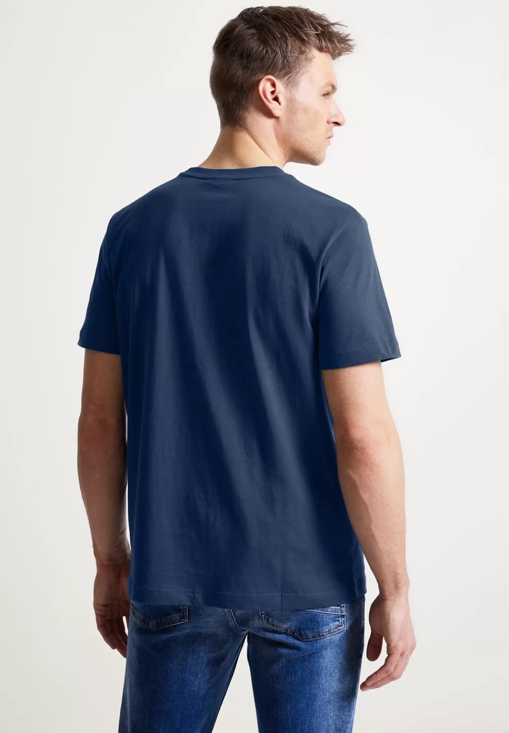 Street One T-Shirt Mit Streifenprint^Herren T-Shirts & Polos