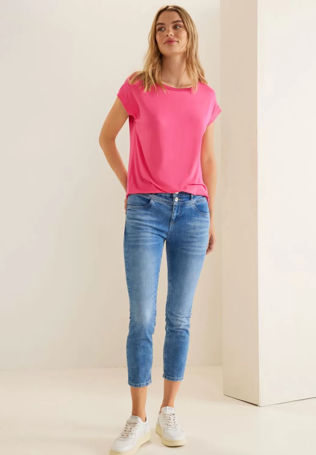 Street One T-Shirt Mit Stricktape^Damen Shirts