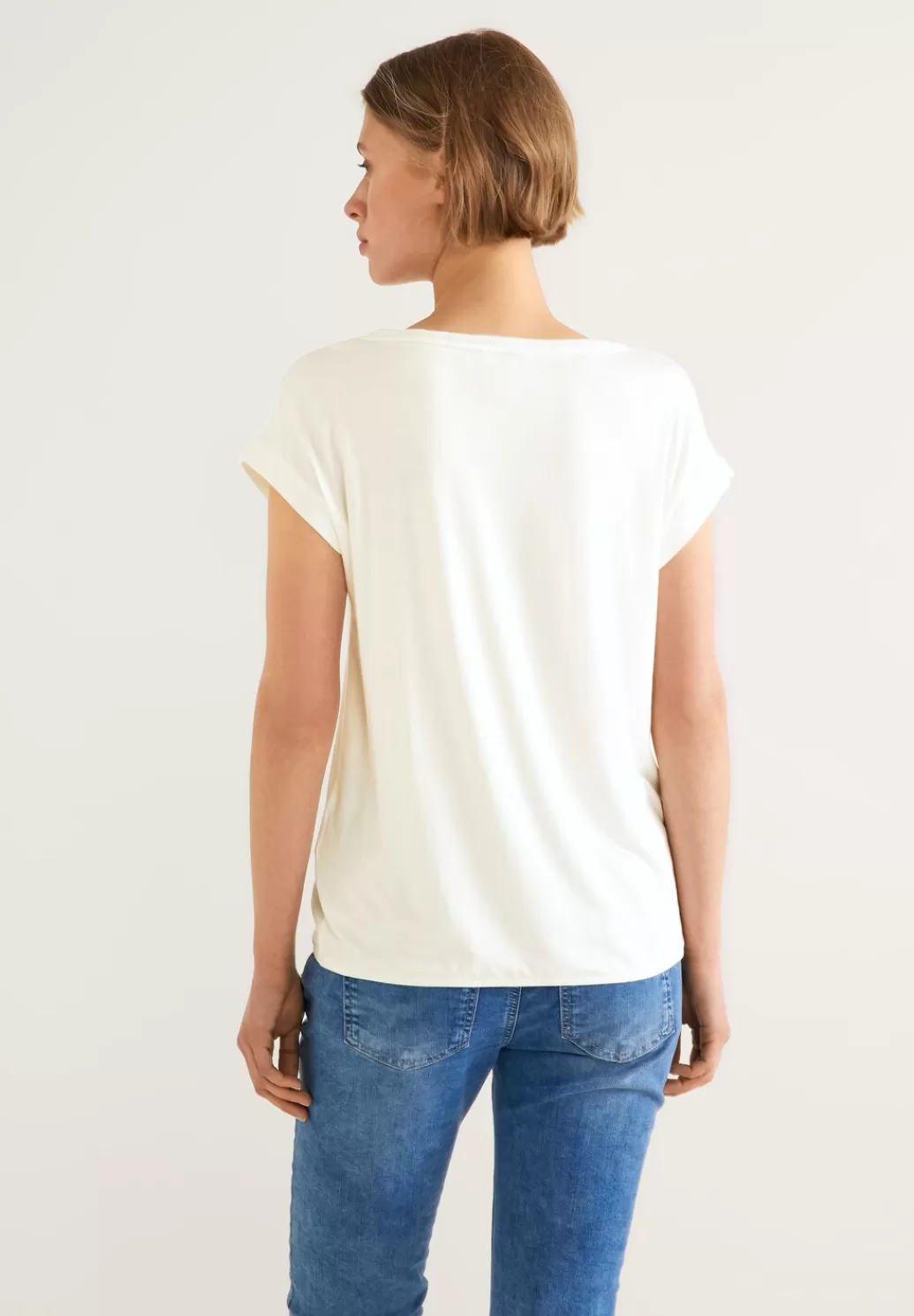 Street One T-Shirt Mit Stricktape^Damen Shirts