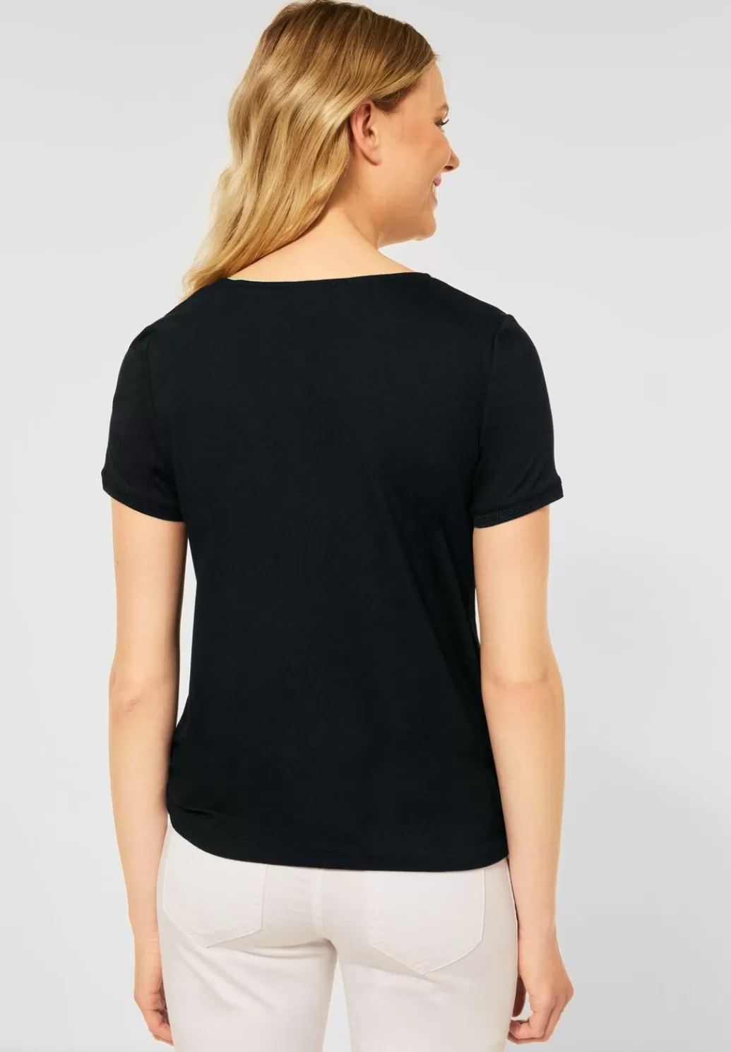 Street One T-Shirt Mit V-Ausschnitt^Damen Shirts