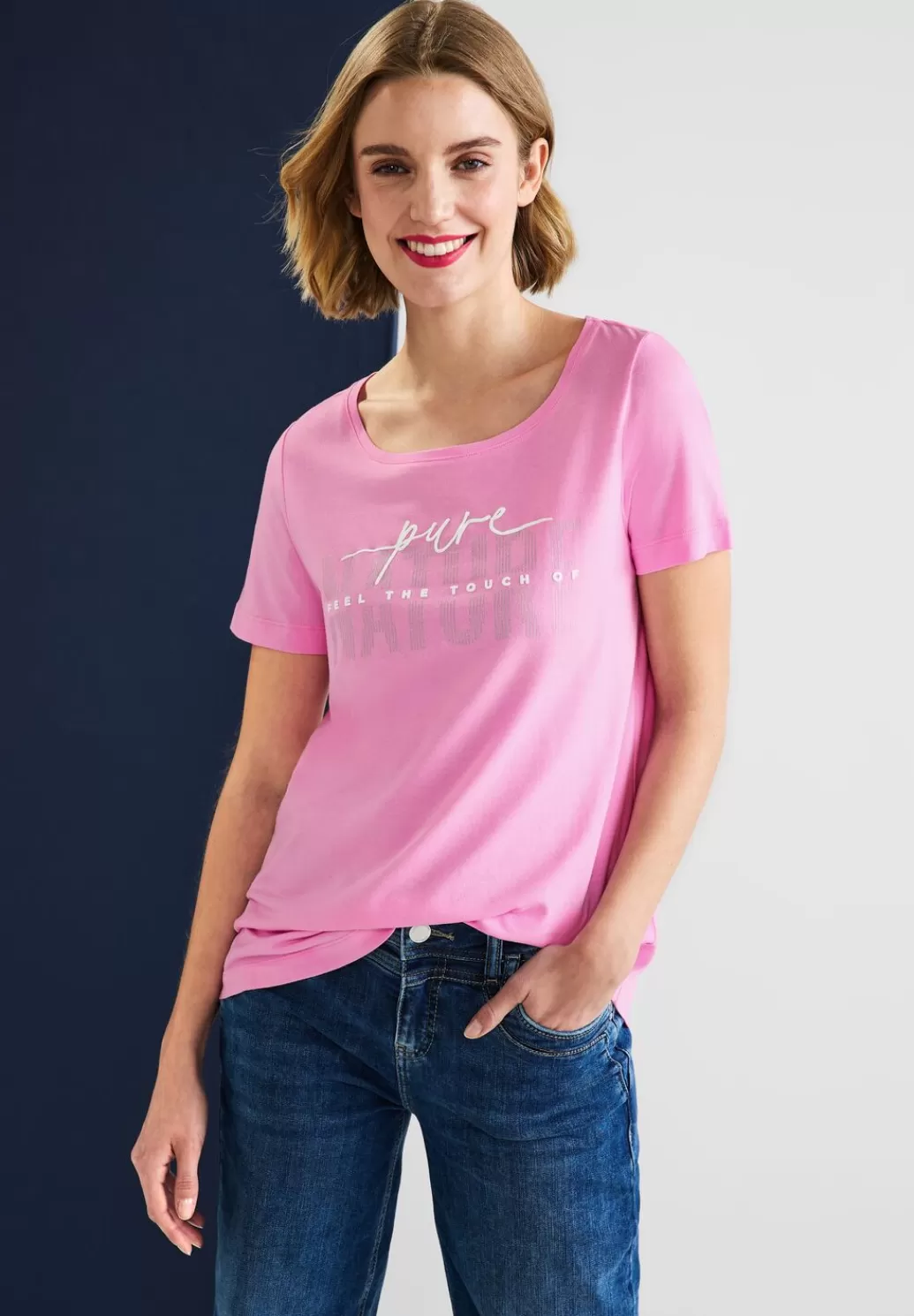 Street One T-Shirt Mit Wording^Damen Shirts