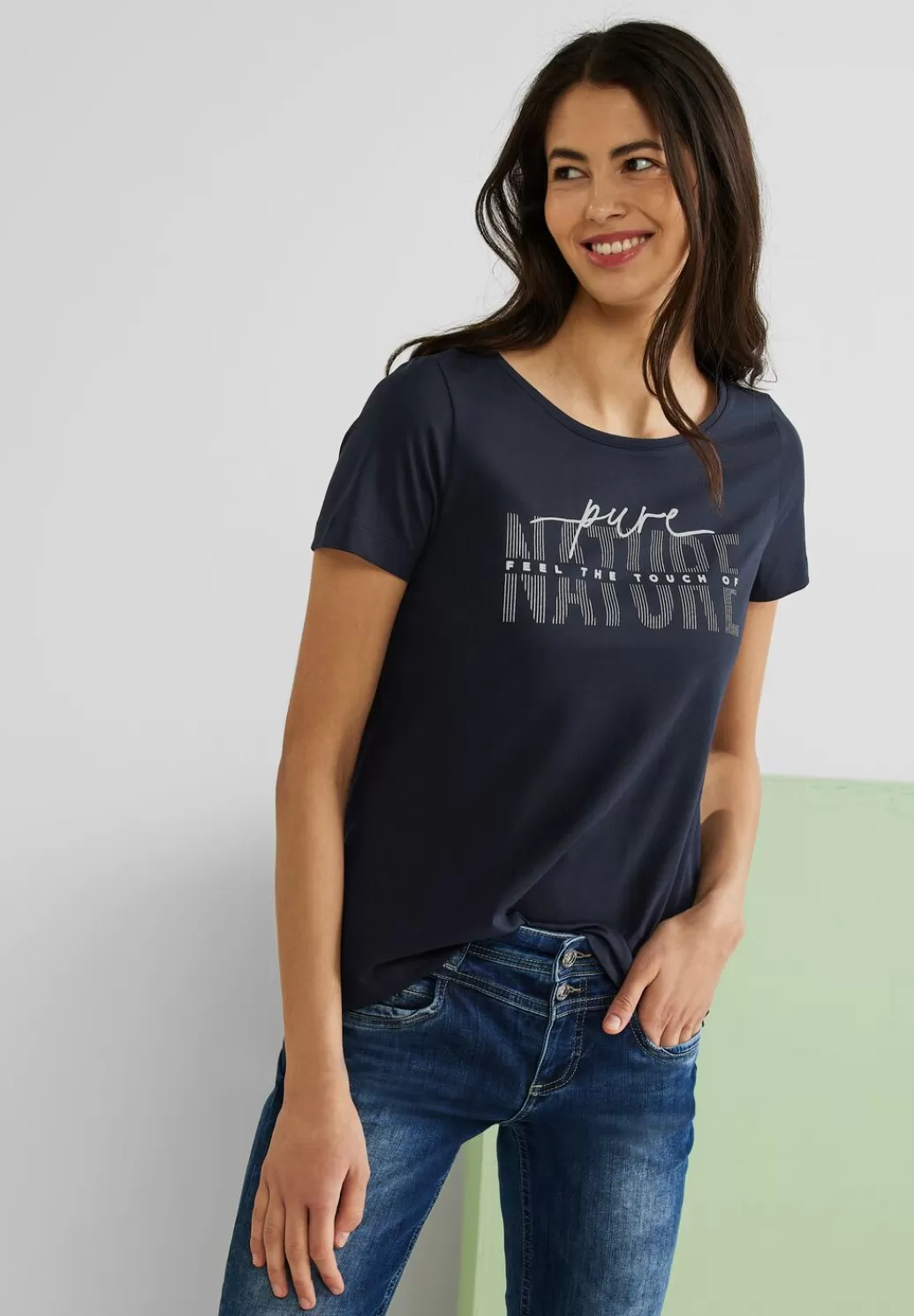 Street One T-Shirt Mit Wording^Damen Shirts