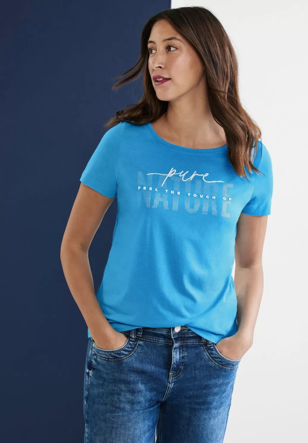 Street One T-Shirt Mit Wording^Damen Shirts