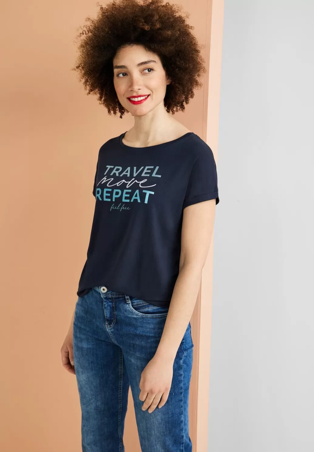 Street One T-Shirt Mit Wording Print^Damen Shirts