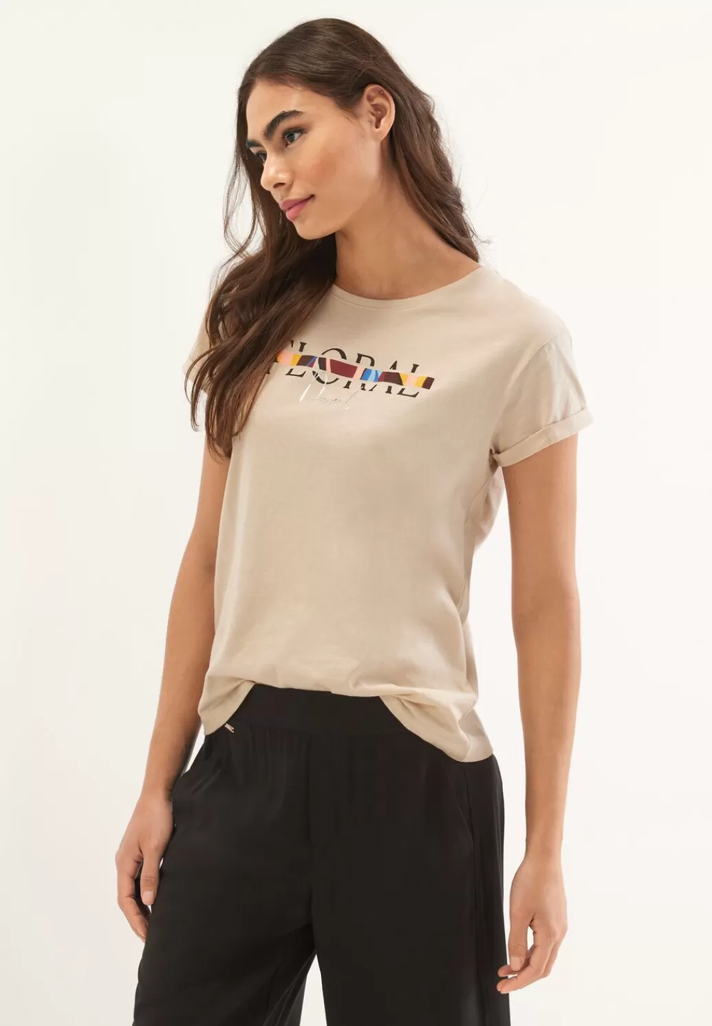 Street One T-Shirt Mit Wording Print^Damen Shirts