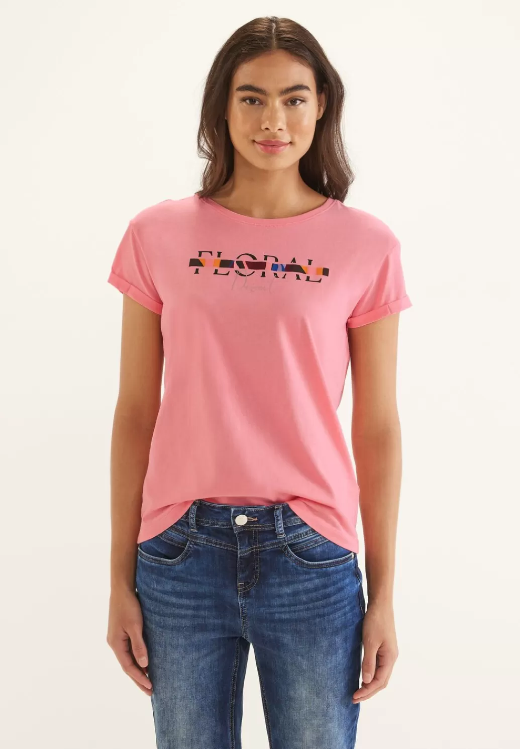 Street One T-Shirt Mit Wording Print^Damen Shirts