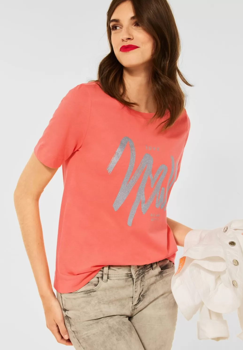 Street One T-Shirt Mit Wordingprint^Damen Shirts