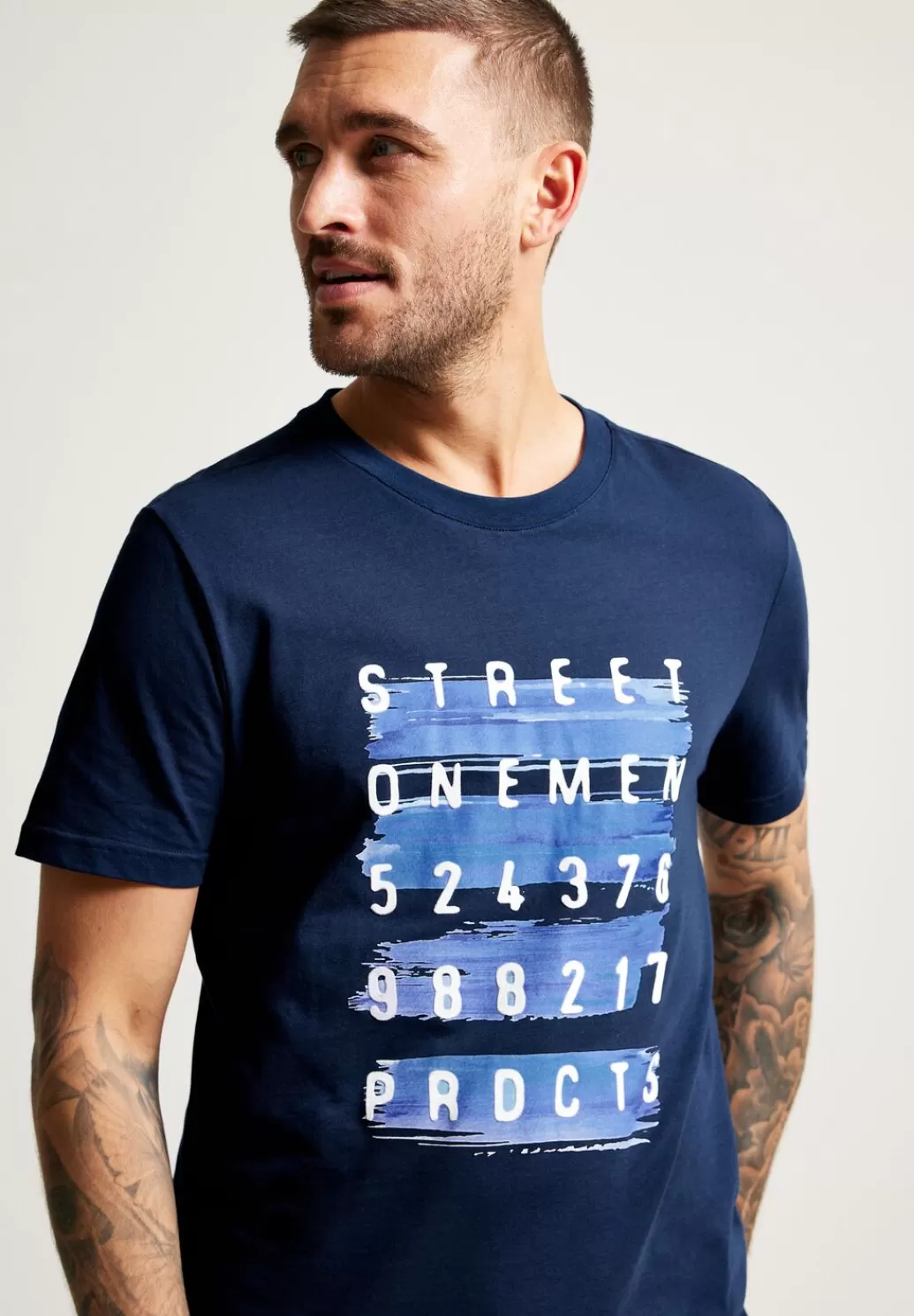 Street One T-Shirt Mit Wordingprint^Herren T-Shirts & Polos