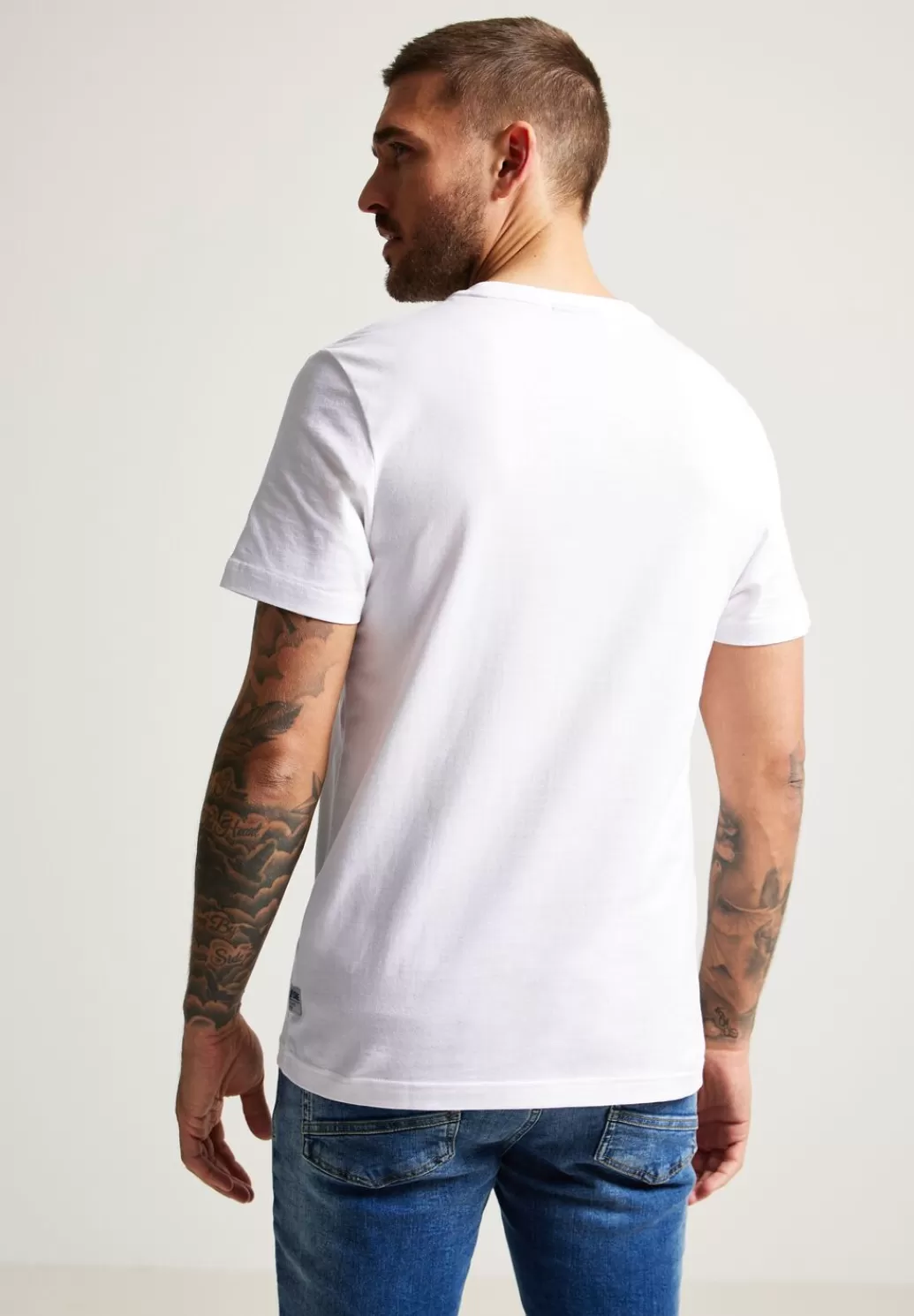 Street One T-Shirt Mit Wordingprint^Herren T-Shirts & Polos