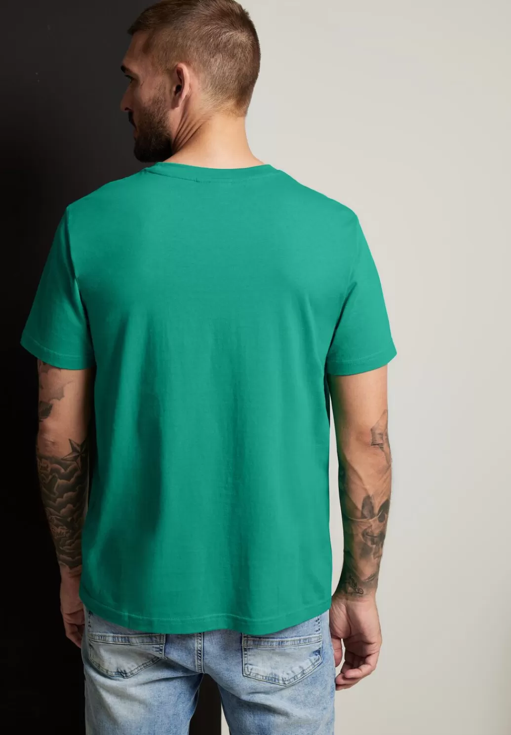 Street One T-Shirt Mit Wordingprint^Herren T-Shirts & Polos