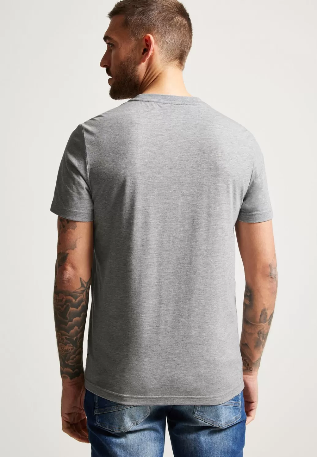 Street One T-Shirt Mit Wordingprint^Herren T-Shirts & Polos