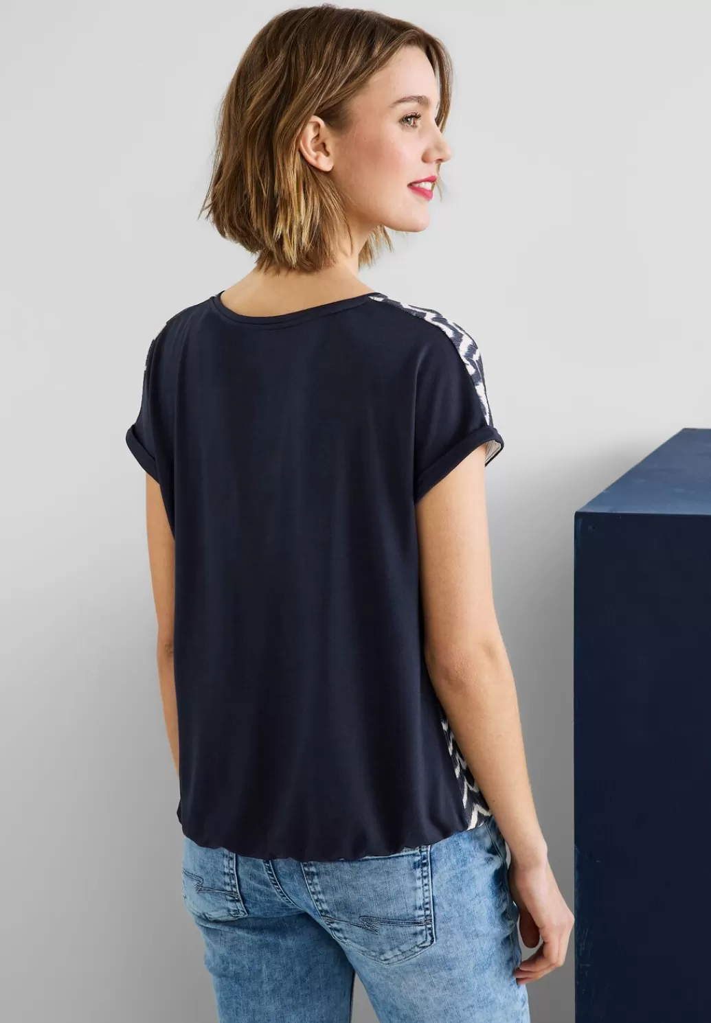 Street One T-Shirt Mit Zick Zack Print^Damen Shirts