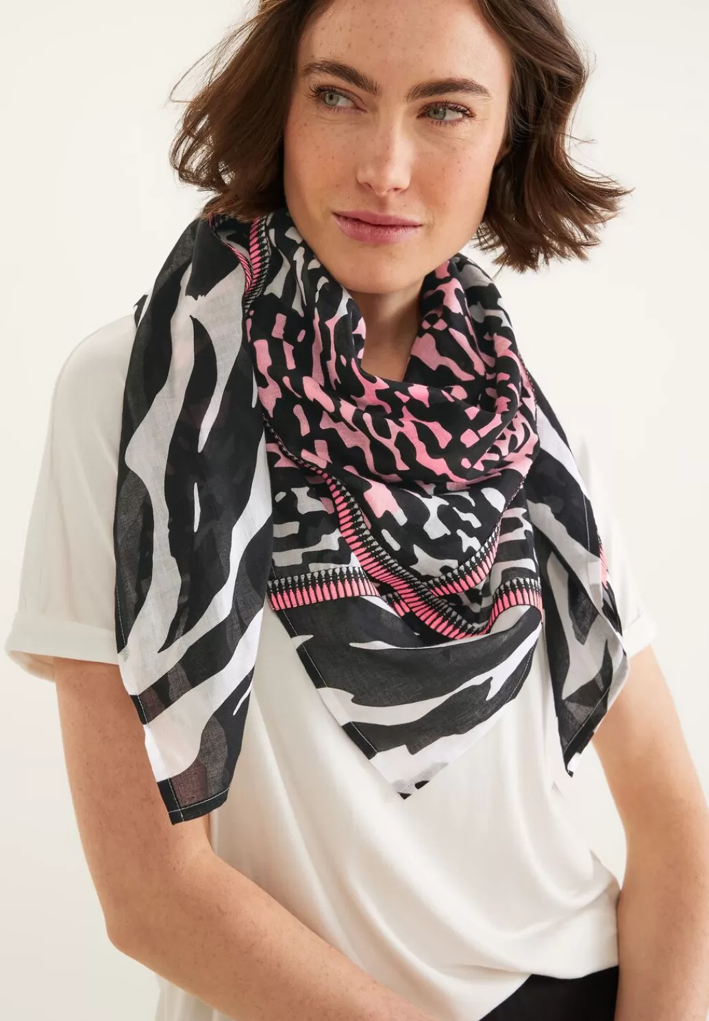 Street One Tuch Mit Zebraprint^Damen Tucher & Schals