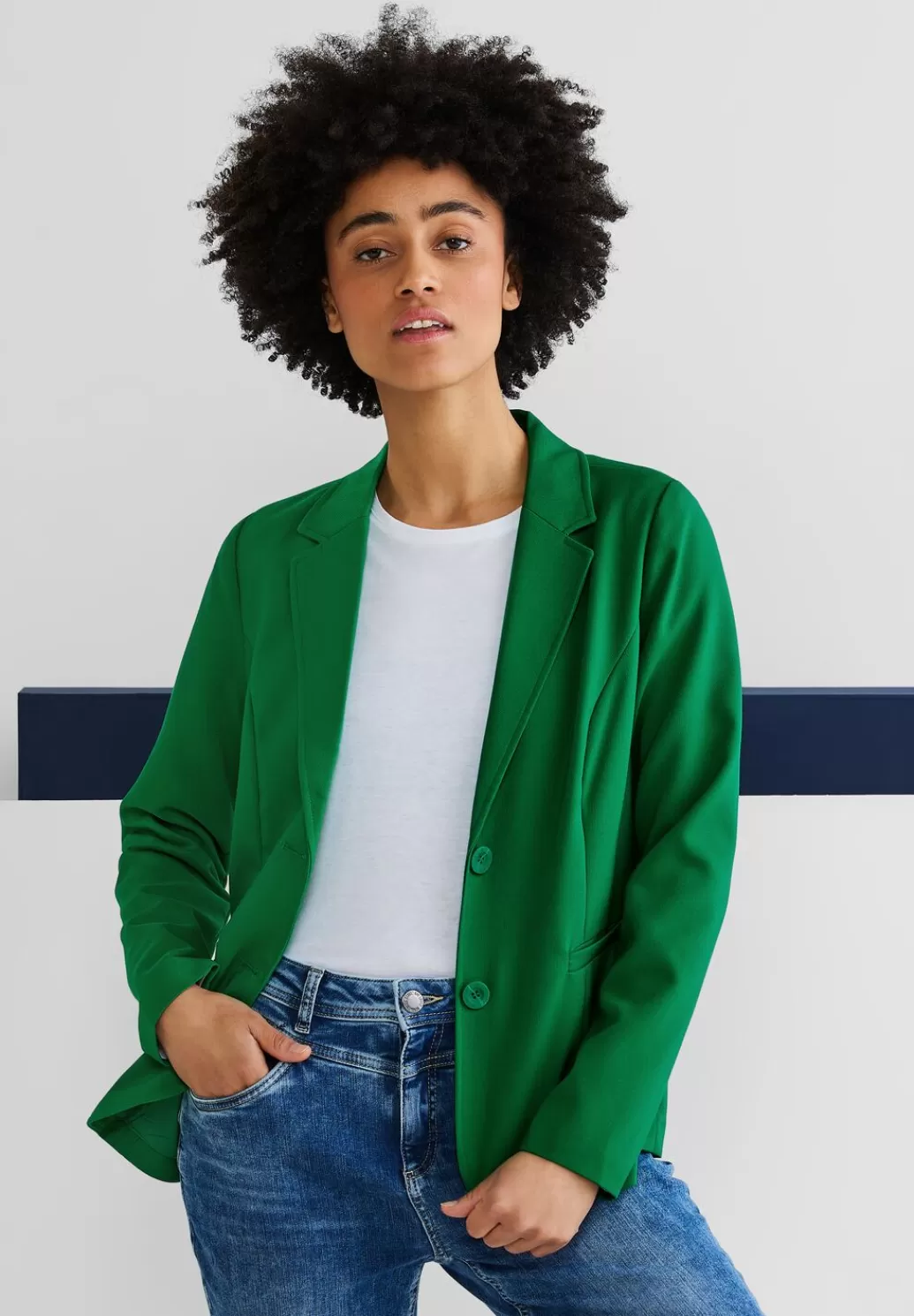 Street One Twill Blazer In Unifarbe^Damen Klassische Blazer