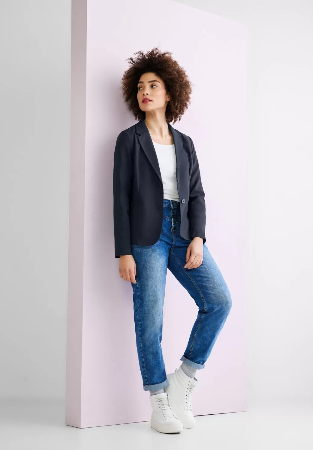 Street One Twill Blazer In Unifarbe^Damen Klassische Blazer