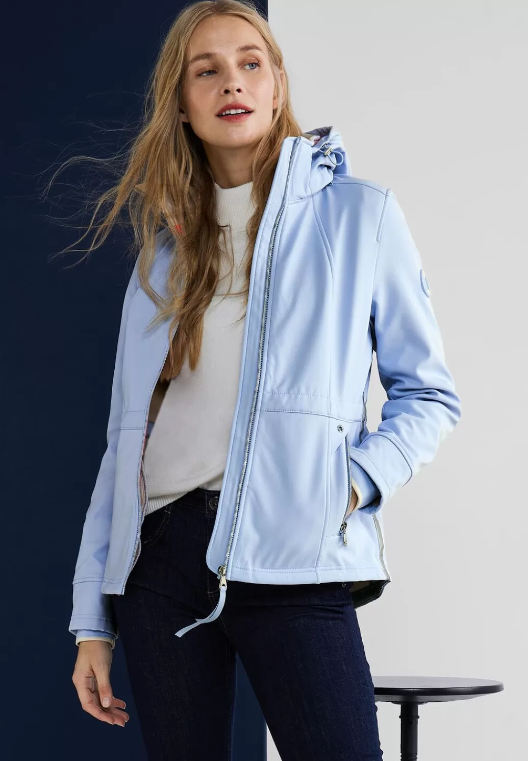 Street One Unifarbene Softshelljacke^Damen Jacken