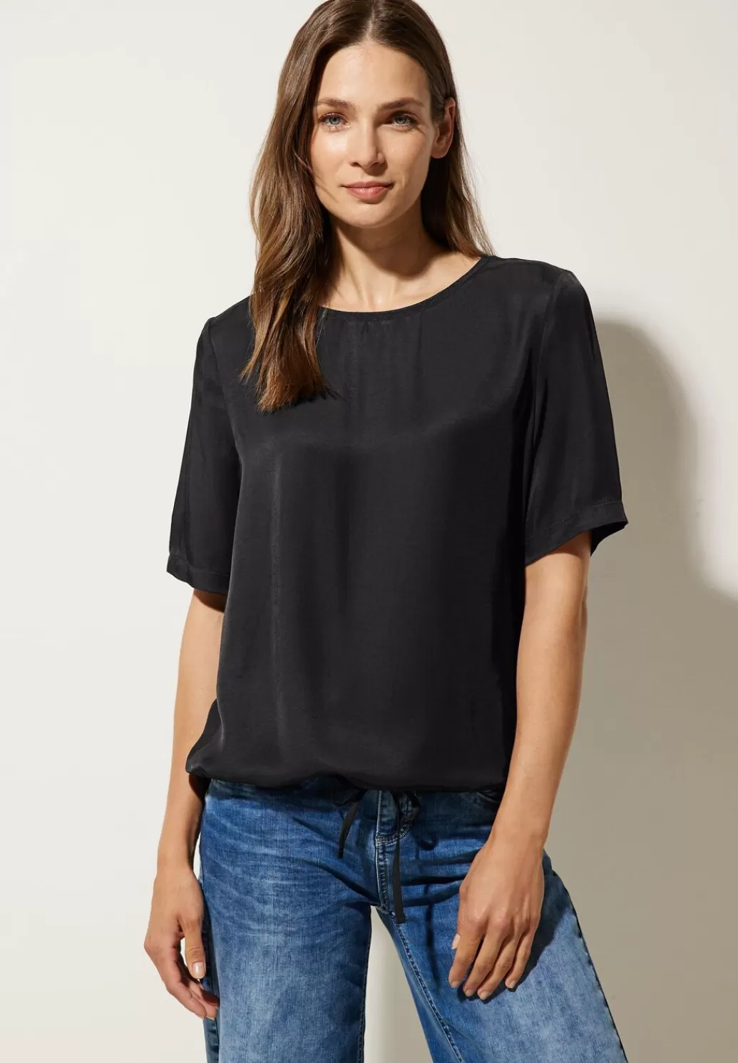 Street One Viskose Blusenshirt^Damen Kurzarm Blusen