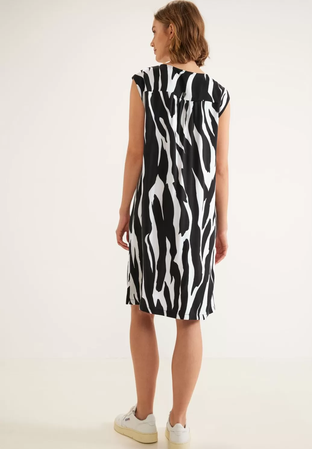 Street One Viskose Kleid Mit Zebraprint^Damen Kleider