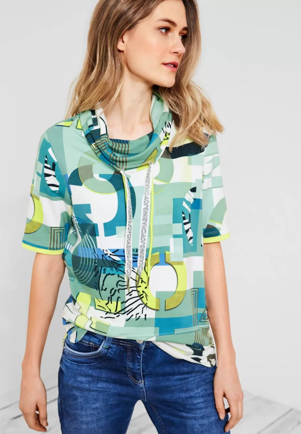 Street One Wording Print Shirt^Damen Shirts