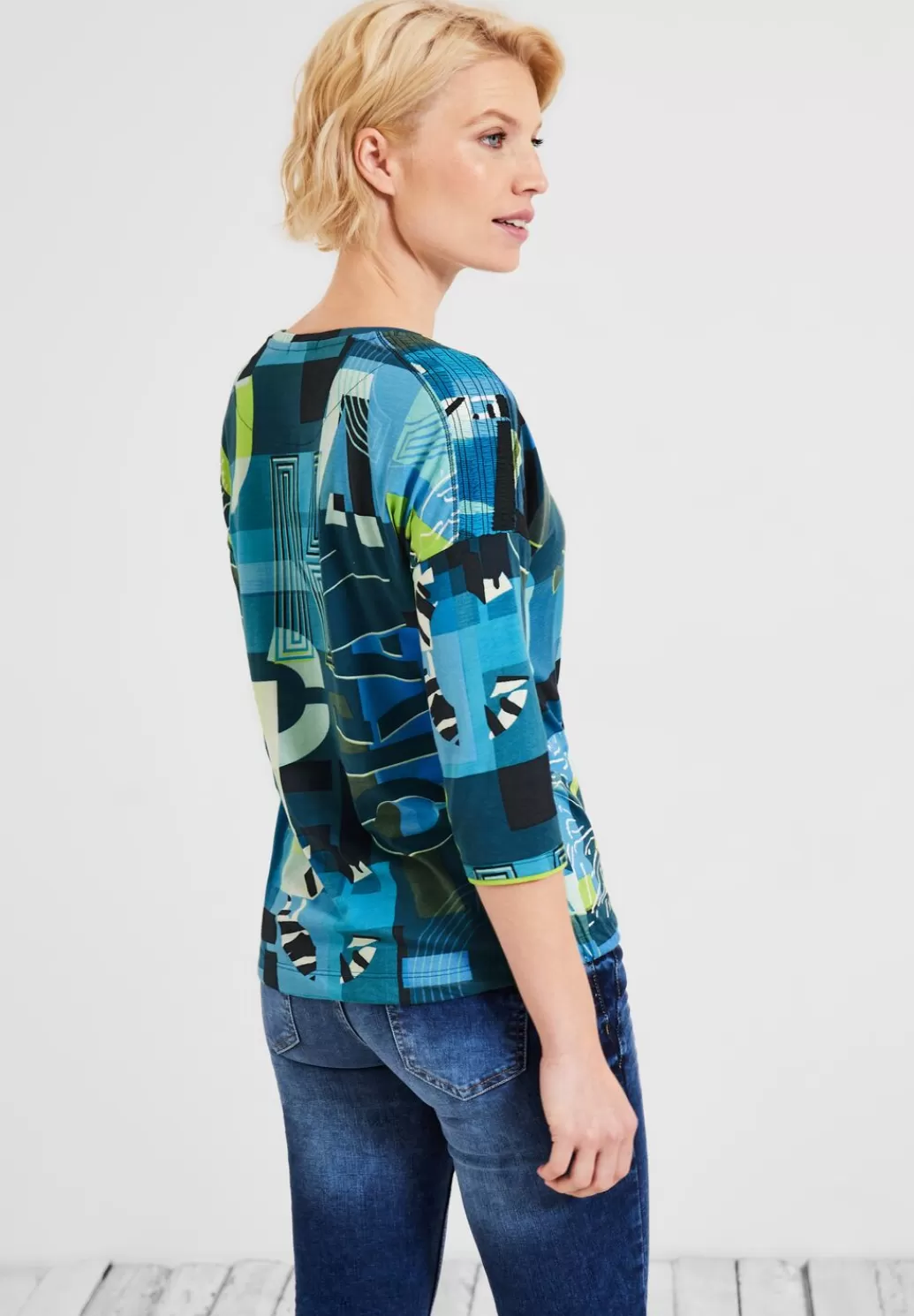 Street One Wording Print Shirt^Damen 3/4-Arm Shirts