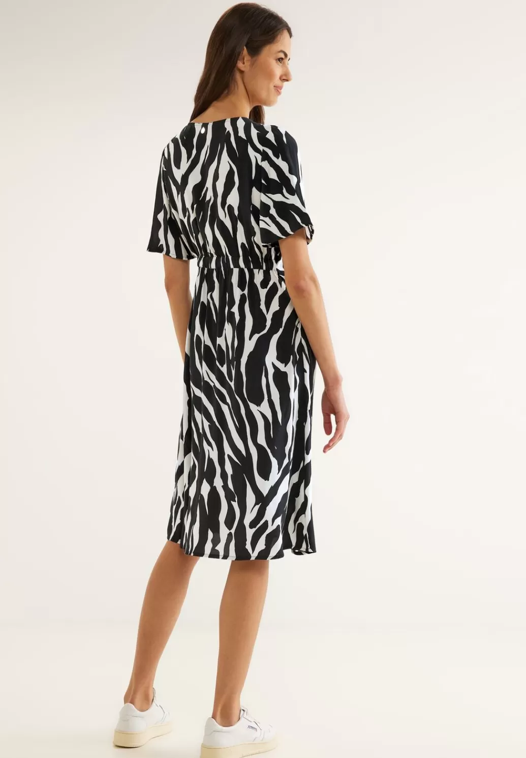 Street One Wrap Zebraprint Kleid^Damen Kleider