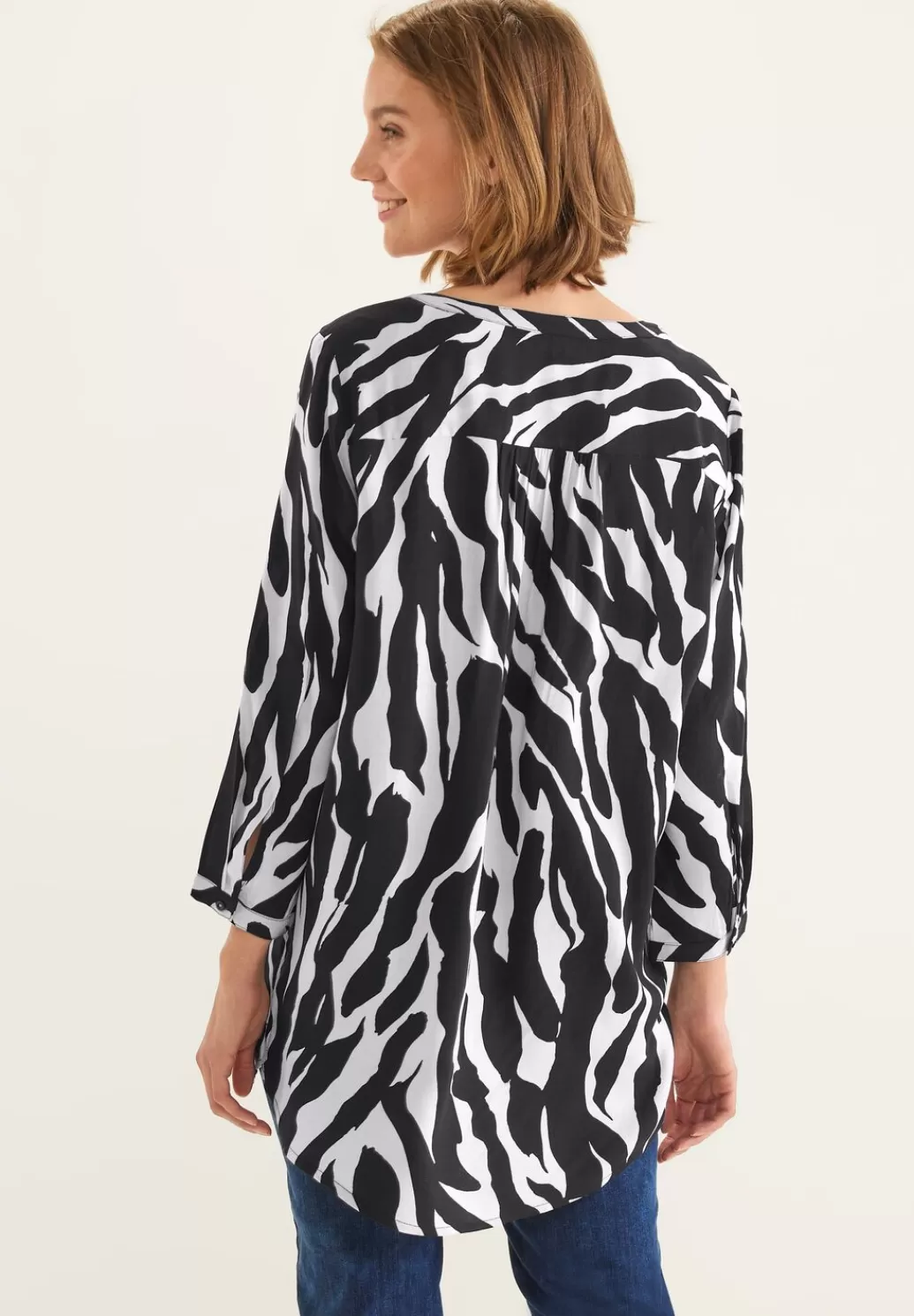 Street One Zebraprint Longbluse^Damen 3/4-Arm Blusen