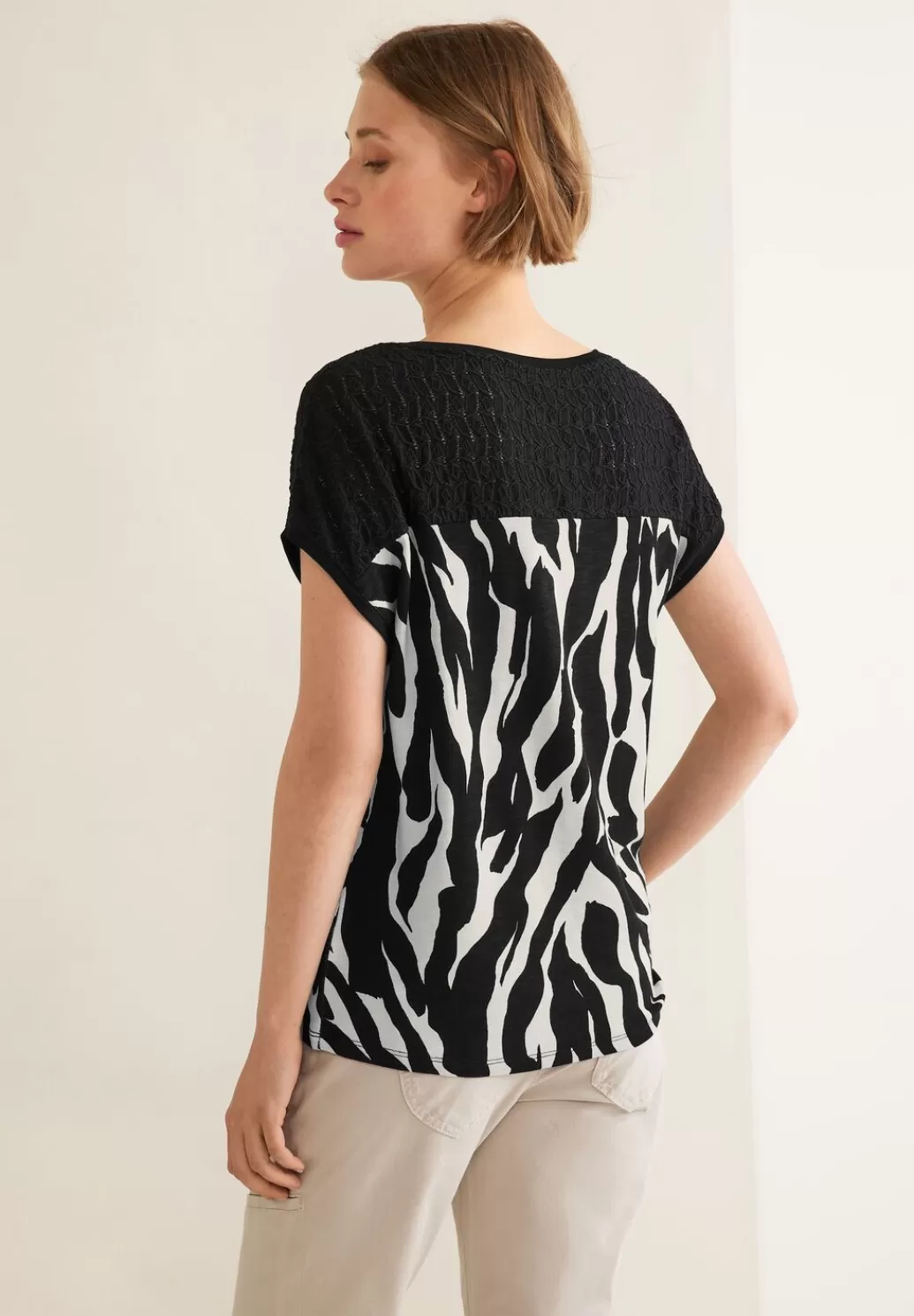 Street One Zebraprint T-Shirt^Damen Shirts